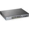 Zyxel GS1350-18HP-EU0101F switch di rete Gestito L2 Gigabit Ethernet (10/100/1000) Supporto Power over (PoE) Grigio