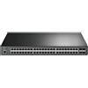 TP-Link JetStream TL-SG3452P switch di rete Gestito L2/L3 Gigabit Ethernet (10/100/1000) Supporto Power over (PoE) 1U Nero