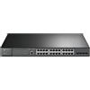 TP-Link JetStream TL-SG3428MP switch di rete Gestito L2+ Gigabit Ethernet (10/100/1000) Supporto Power over (PoE) 1U Nero