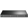 TP-Link JetStream TL-SG3452XP switch di rete Gestito L2+ Gigabit Ethernet (10/100/1000) Supporto Power over (PoE) 1U Nero