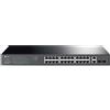 TP-Link TL-SG1428PE switch di rete Gestito L2 Gigabit Ethernet (10/100/1000) Supporto Power over (PoE) 1U Nero
