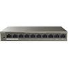 Tenda TEF1110P-8-63W switch di rete Non gestito Fast Ethernet (10/100) Supporto Power over (PoE) Nero