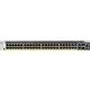 NETGEAR M4300-52G-PoE+ 550W PSU Gestito L2/L3/L4 Gigabit Ethernet (10/100/1000) Supporto Power over (PoE) 1U Nero