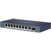 Hikvision DS-3E0510HP-E switch di rete Non gestito Gigabit Ethernet (10/100/1000) Supporto Power over (PoE) Blu