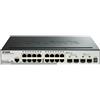 D-Link DGS-1510 Gestito L3 Gigabit Ethernet (10/100/1000) Supporto Power over (PoE) Nero