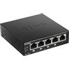 D-Link DGS-1005P Non gestito L2 Gigabit Ethernet (10/100/1000) Supporto Power over (PoE) Nero