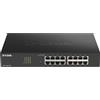 D-Link DGS-1100-16V2 switch di rete Gestito L2 Gigabit Ethernet (10/100/1000) Nero