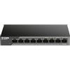 D-Link DSS-100E-9P switch di rete Non gestito Fast Ethernet (10/100) Supporto Power over (PoE) Nero