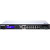 QNAP QGD-1600P Gestito Gigabit Ethernet (10/100/1000) Supporto Power over (PoE) 1U Nero, Grigio