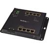 StarTech.com Switch Ethernet Gigabit a 8 porte PoE+ con 2 connessioni SFP - Gestito Montabile Parete accesso frontale