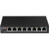 Edimax GS-5008E switch di rete Gestito Gigabit Ethernet (10/100/1000) Nero