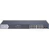 Hikvision DS-3E1518P-SI switch di rete Gestito Gigabit Ethernet (10/100/1000) Supporto Power over (PoE) Nero