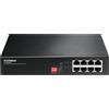 Edimax ES-1008PH V2 switch di rete Non gestito Fast Ethernet (10/100) Supporto Power over (PoE) Nero