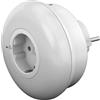 goobay 64566 Luce notturna LED per presa di corrente/luce snooze per bambini/luce per presa corrente/sensore crepuscolare e presa di contatto protettiva / 3 modalità funzionamento (ON/OFF/AUTO)
