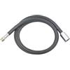 tecuro Tubo doccia di ricambio M15/1 x 1/2 dado conico x 120 cm - Nylon con DVGW, KTW-A, W-270