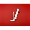 FTF - Fenstertechnik Maco 207278 206584 W21962 g21963 - Cuscinetto angolare Multi-Matic/Multi-Trend 120 kg (laccato bianco)