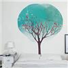 Ambiance Sticker Carta da Parati in Tessuto non Tessuto Affreschi Giganti Preincollati - Albero Astratto - Adesivo Decorativo | H65 x L60 cm