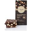 Venchi - Tavoletta Nocciolata Fondente 70% con Cacao Sud America e Nocciole Piemonte I.G.P., 100g - Senza Glutine