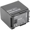 vhbw batteria compatibile con Canon Legria HF S10 HD, HF S11, HF M46 videocamera camcorder (1600mAh, 7,2V, Li-Ion) con infochip