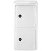 KARTELL comodino COMPONIBILI CLASSIC BIG a due elementi 4979 BIANCO - 2x4979+2x4978+4972-03