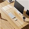 Aisakoc Sottomano per scrivania trasparente antiscivolo Bordi rotondi 80x40cm Tappetino da scrittura PVC Textured Tappetino per Scrivania e Casa