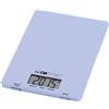 Clatronic KW 3626 - Bilancia da cucina extra piatta, con superficie di pesatura in vetro, funzione tara, display LCD, colore: Blu