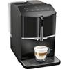 Siemens Macchina da caffè EQ300 TF301E19, per molte specialità di caffè, montalatte, macina in ceramica, funzione OneTouch, 1300 W, colore nero