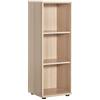 Möbelpartner - Scaffale decorativo in legno di faggio, ca. 39,3 x 34,5 x 110,9 cm