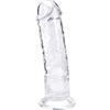 Fulutoy Dildo realistico di cristallo, materiale sicuro per il corpo Giocattolo sessuale per principianti realistico Dildo con ventosa per donne Giocattolo sessuale per donne, giocattolo anale per uomini (XL)
