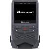 Midland Street guardian easy con schermo integrato da 2, videocamera da auto 1080p 30fps, dashcam Full HD con lente grandangolo 120°, slot microSD, Nero