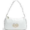 Love Moschino JC4224PP0GKJ1, Borsa a Spalla, Donna, Bianco, Taglia unica