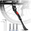 Huoberr Cavalletto per bicicletta regolabile, 26 - 29 pollici, estremamente stabile e resistente, universale, per MTB, e-bike o bici da corsa, cavalletto laterale, supporto per ruota