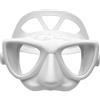 C4 Maschera Plasma XL per Apnea e Pesca Subacquea (bianco)