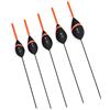 Sbirulino® Set 5 galleggianti da pesca mod. TX - TF in eva con filo passante interno. Contenitore portagalleggiante e guaina Inclusi nel kit. Special competition. (VERDE TX)