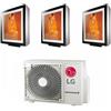 Lg Condizionatore LG Trial Split Art Cool Gallery 9+9+12 9000+9000+12000 Btu Inverter MU3R19 R32 A+++ WIFI ready