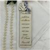 Generico Segnaposto Segnalibro con Frase Personalizzata - Ideale per Ogni Ricorrenza matrrimonio, comunione, battesimo - Con Cuoricino in Legno - Misure 14cm x 4cm