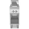 Ristosubito Cucina elettrica 2 piastre quadre MDLR Armadio con porta Modello F7040PCEQP