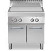 Ristosubito Cucina tuttapiastra elettrica 4 zone MDLR Armadio con porte Modello F7080TPEP