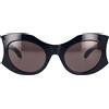 Balenciaga Occhiali da Sole Balenciaga Hourglass Round BB0256S 001