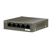 Tenda TEF1105P-4-63W Non gestito Fast Ethernet (10/100) Supporto Power over (PoE) Nero
