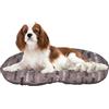 FERPLAST - Cuccia per cani e gatti - Cuscino per cani di medie dimensioni - Materassino per cani - Tappetino per cucce e auto - Morbido letto per cani - Relax, 65 x 42 CM, MARRONE