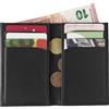 Porta carte di credito - protezione rfid/nfc in pelle personalizzabile Roy personalizzate o neutre