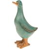 Davids Ducks Davids Duck - Statuetta ornamentale da collezione, motivo: anatra azzurra, stile shabby chic, misura M