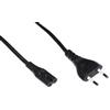 StarTech.com Cavo di Alimentazione CA da 3m, Spina EuroPlug a C7,  2.5A-250V, 18AWG, Cavo Elettrico di Ricambio con spina italiana per  Notebook / Stampanti/Monitor/Laptop, Cavo alimentazione bipolare -  752E-3M-POWER-LEAD 