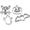 Westmark 31942260 Set stampi per Biscotti Halloween, Acciaio Inossidabile, Argento, 22.5 x 13 x 2.6 cm, 4 unità