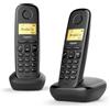 Gigaset A170 Duo Telefono analogico/DECT Identificatore di chiamata Nero