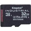 Kingston Technology Industrial 32 GB MicroSDHC UHS-I Classe 10