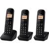 PANASONIC KX-TGB613 Telefono DECT Identificatore di chiamata Nero, Telefoni Cordless in Offerta su Stay On