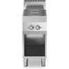 Ristosubito Cucina elettrica a infrarossi 2 zone MDLR Armadio aperto Modello F7040PVEA Dim. cm L.40 P.70 H.85