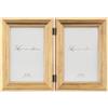 Lawrence Frames - Cornice per Foto Doppia con Battente in Oro Brunito, 10 x 15 cm, 10 x 15 cm